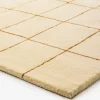 Wool Rug Chakra motta - Light Khaki/Masala Yellow - Image 3