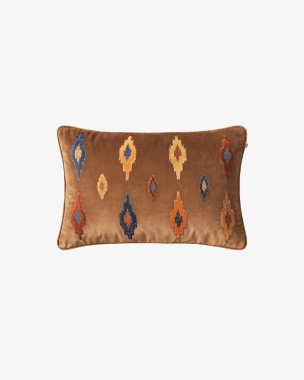 C&J Dipu Velvet-Cognac multi 40*60
